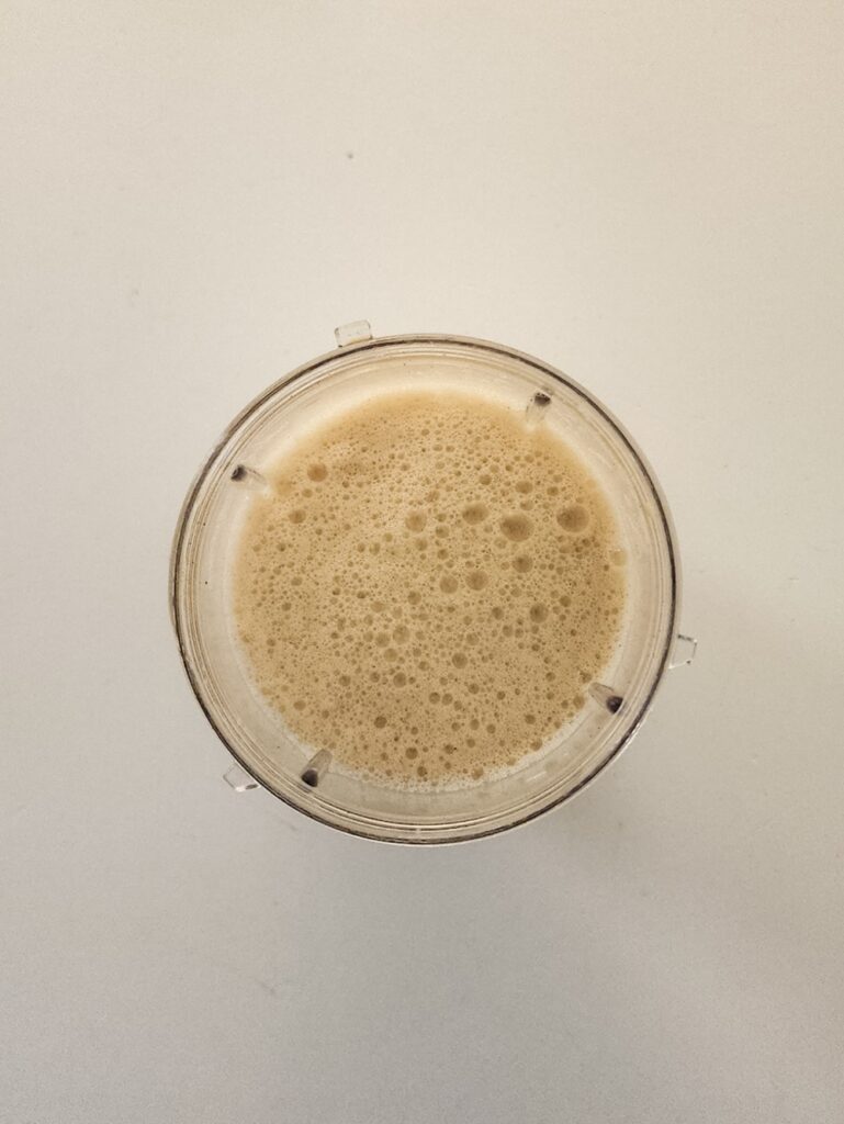 eggnog latte - step two