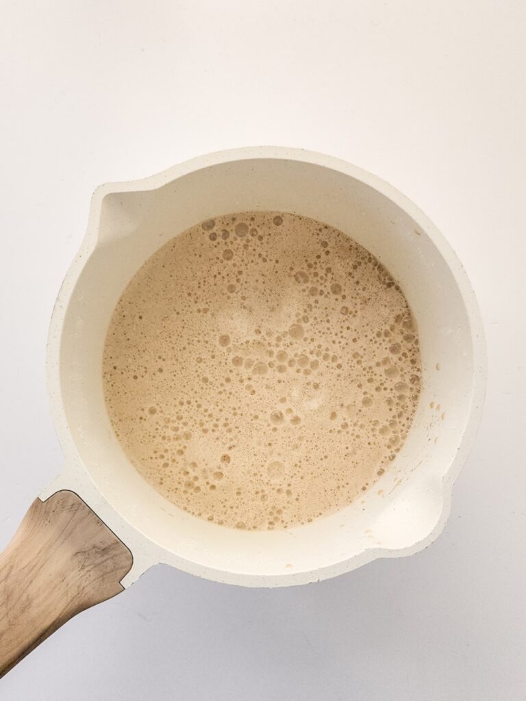 eggnog latte - step three