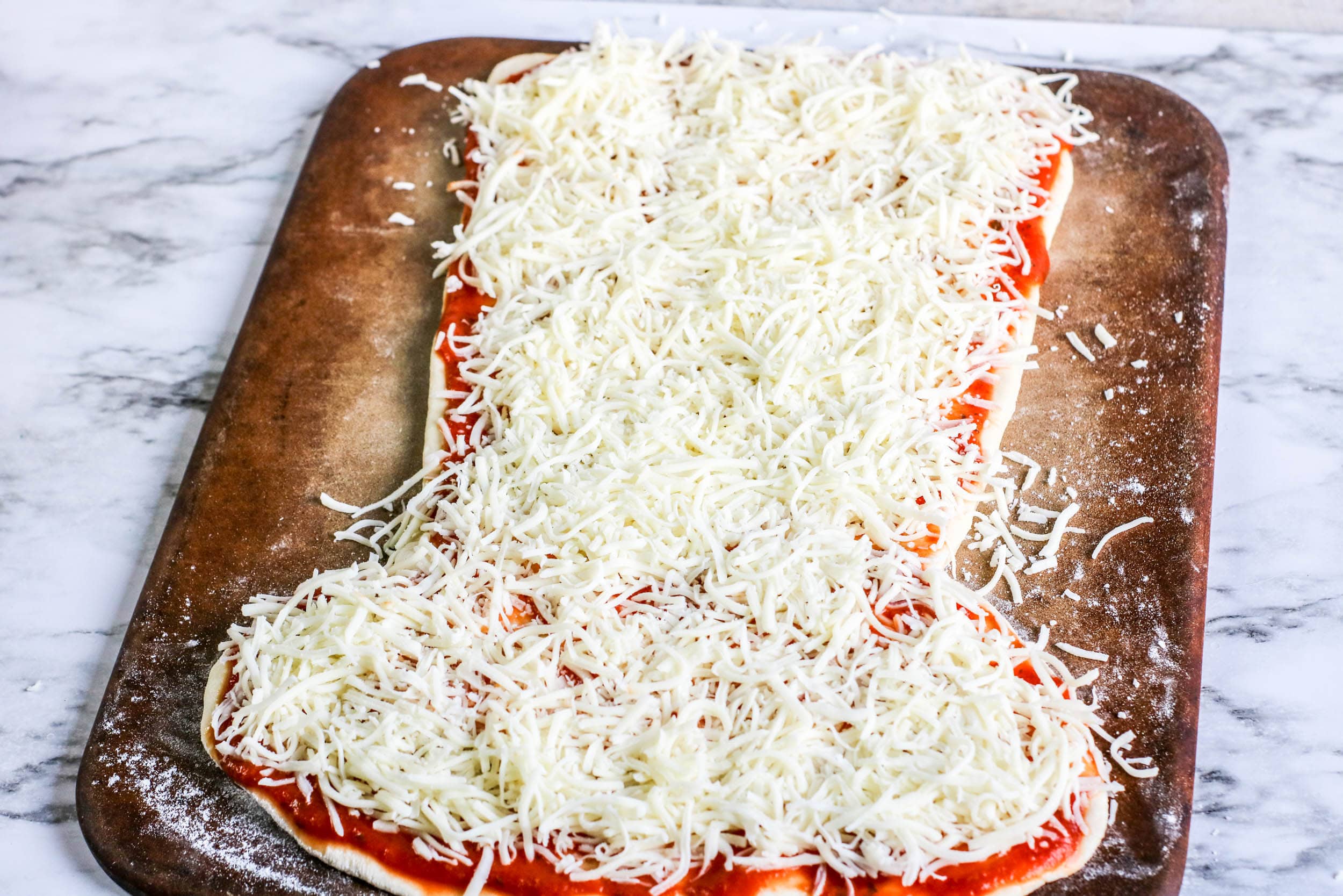 cat in the hat pizza dough with cheese