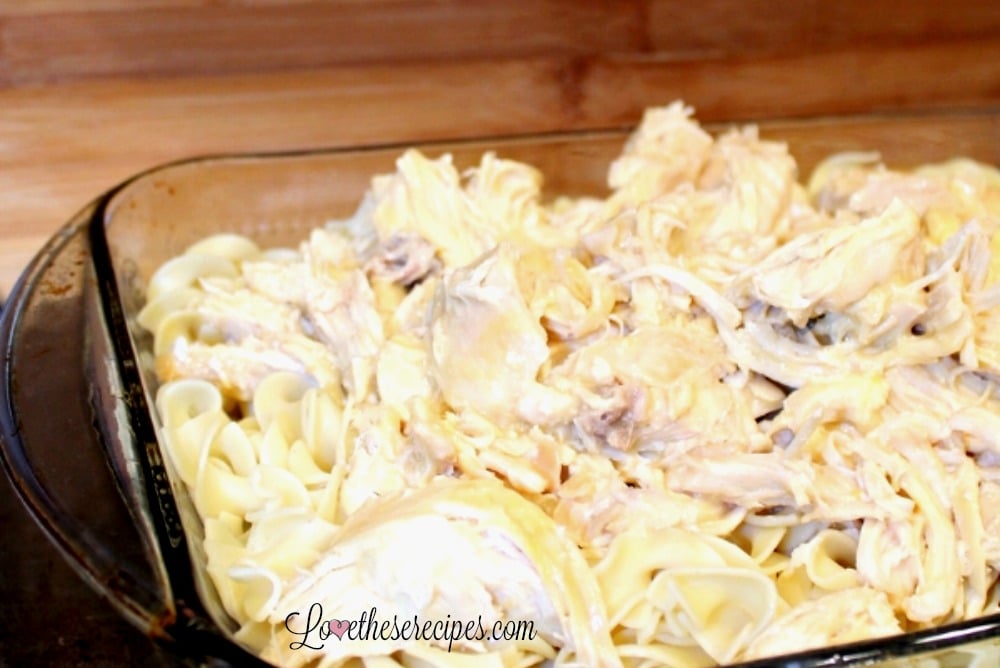 Chicken Noodle Crockpot Casserole