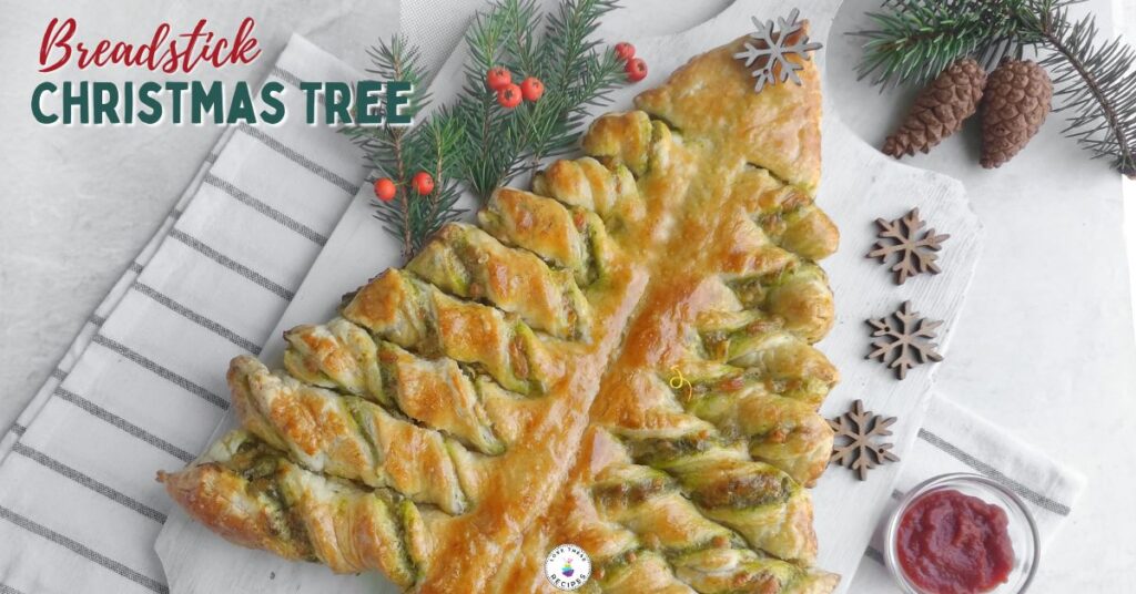 breadstick Christmas tree