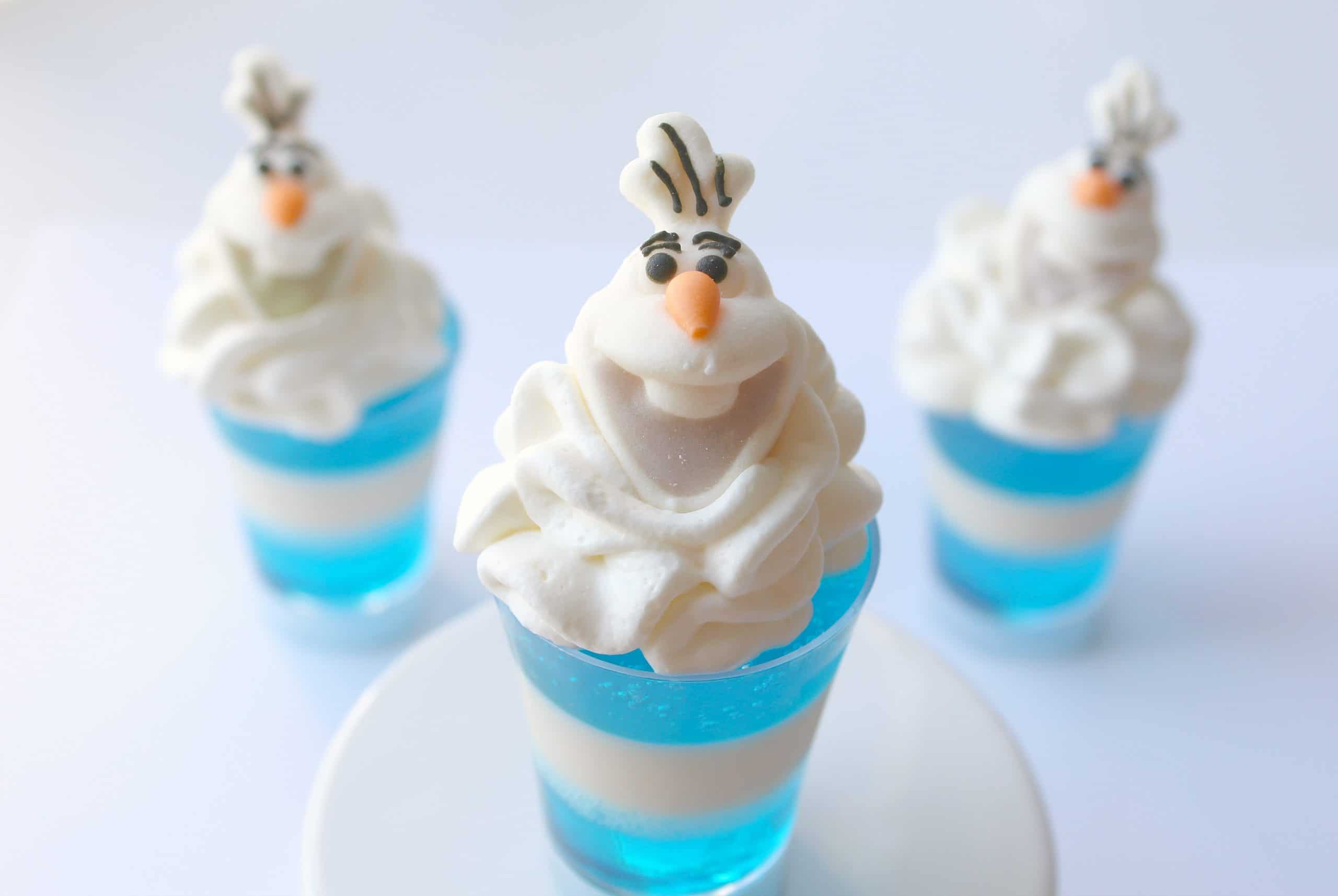 Kids-Friendly Olaf Dessert Cups!