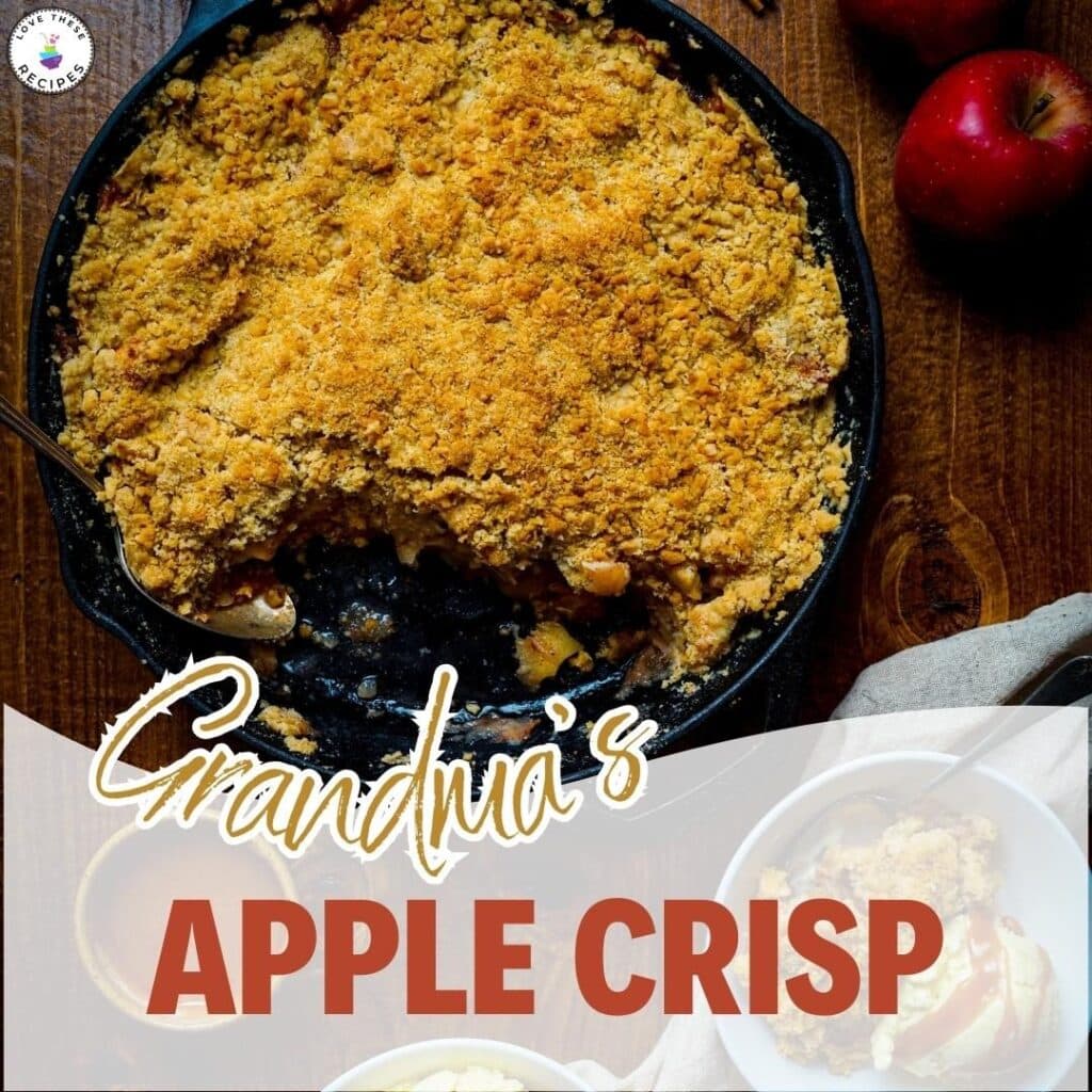 Grandma's apple crisp
