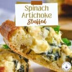Spinach Artichoke Stuffed Bread