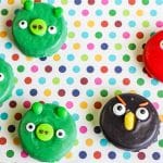 cookies decorated like Angry Birds
