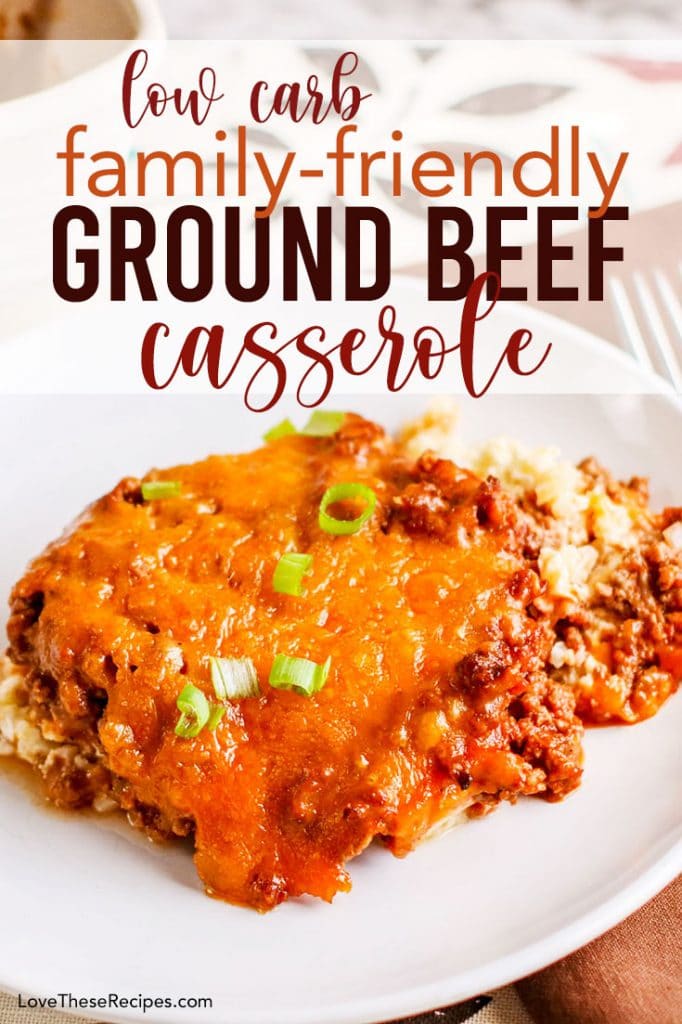 close up photo of ground beef casserole
