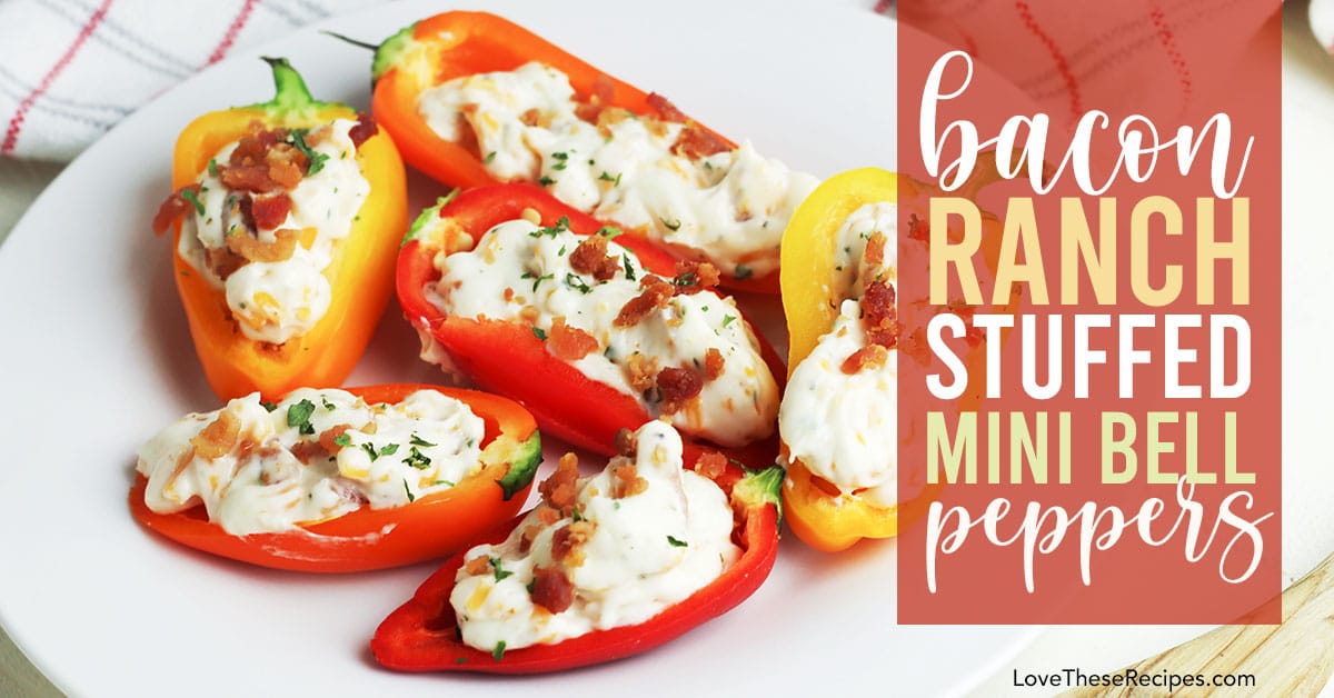 image of stuffed mini bell peppers