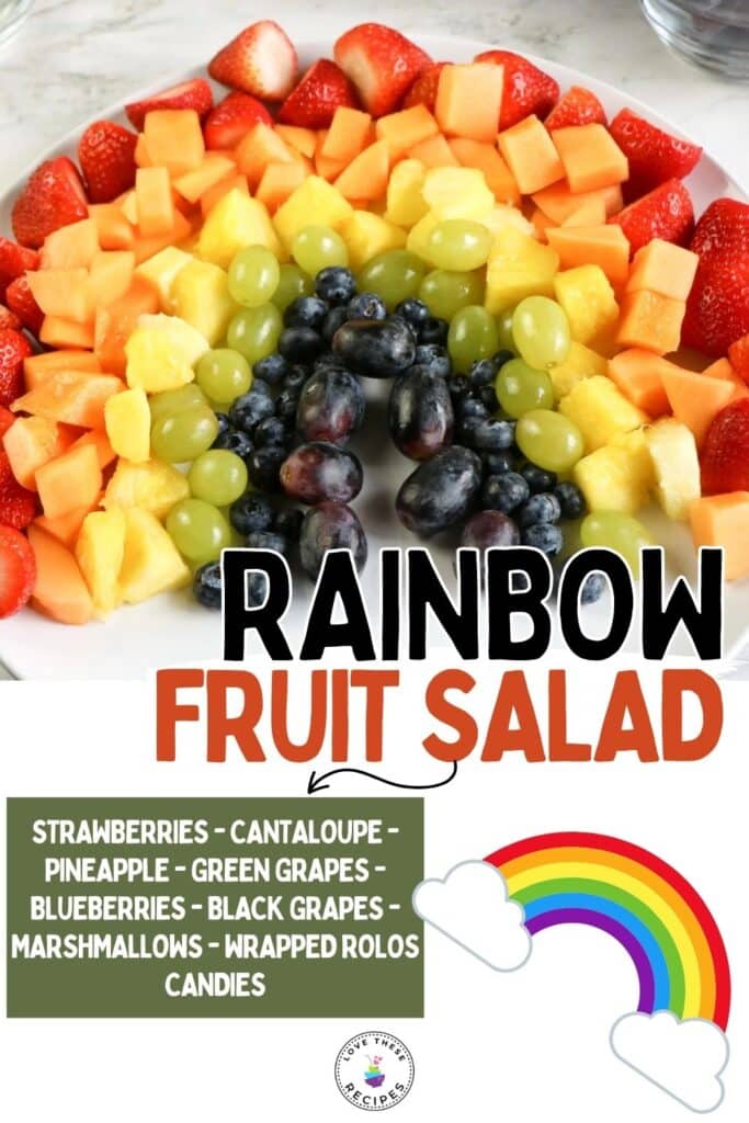This colorful fruit platter arrangement is easy, beautiful, tasty, and healthy! This is a great one to take to a party and/or make with the kids for St. Patrick's Day!