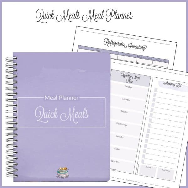 Quick Meals Meal Planner