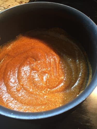 pumpkin spice syrup recipe - step two