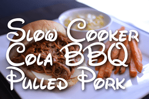 Slow Cooker Cola BBQ Pulled Pork