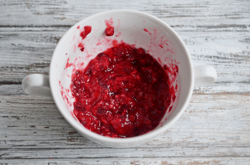 cranberry relish recipe - cranberry mixture
