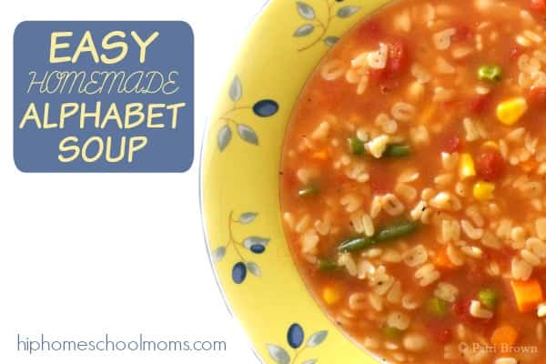 Homemade Alphabet Soup Recipe