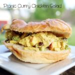 Picnic Curry Chicken Salad from Hip Homeschool Moms