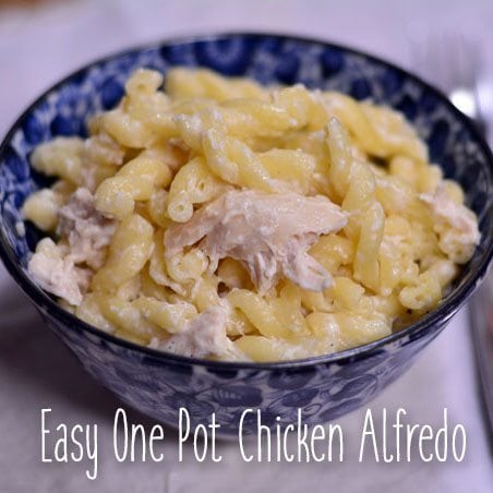 Easy One Pot Chicken Alfredo